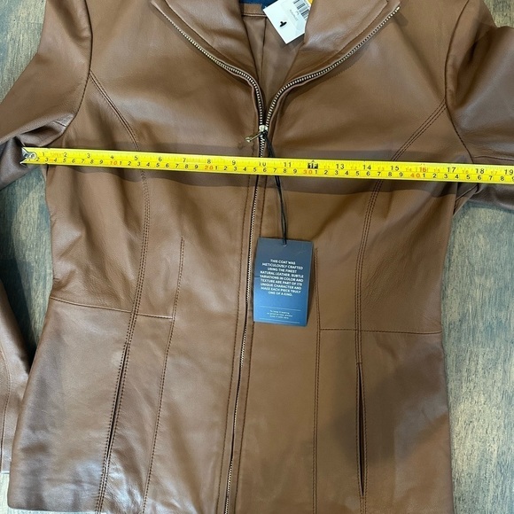 Cole Haan Genuine Lamb Leather Jacket - Picture 10 of 10